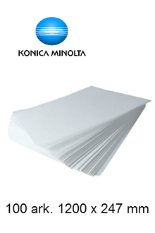  Papier Konica Minolta - Banner Paper 100 ark. 160g/sm 1200x297mm